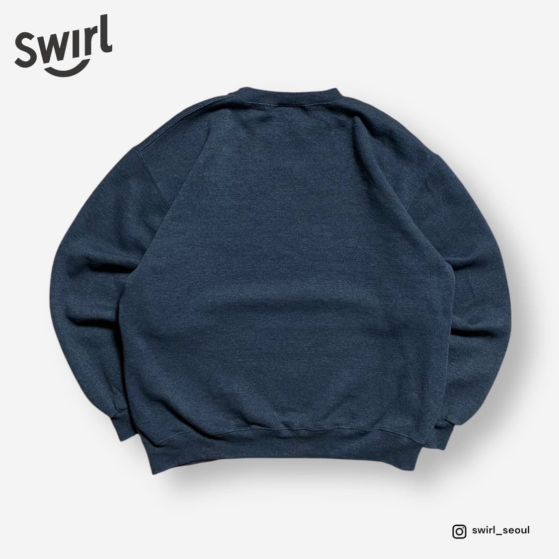 🌊Russell charcoal grey sweatshirts 상품이미지2