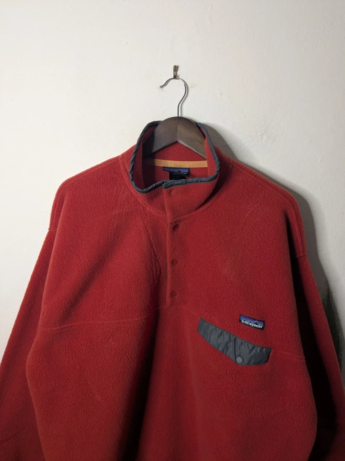 XL 빈티지 90S 포르투칼메이드 파타고니아 신칠라 레드 상품이미지2