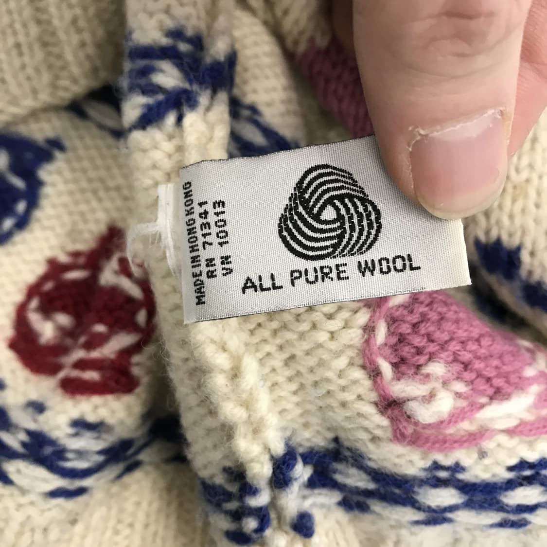 엘엘빈 LLBEAN 80-90s 패턴 니트 [여성L] 상품이미지5