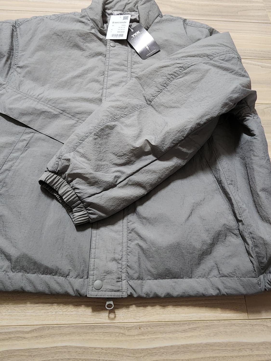 에잇세컨즈경량패딩점퍼그레이L사이즈 상품이미지2