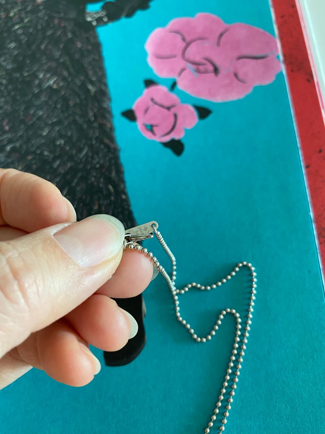 Sv95 실버 물방울 목걸이 빈티지 목걸이 상품이미지10