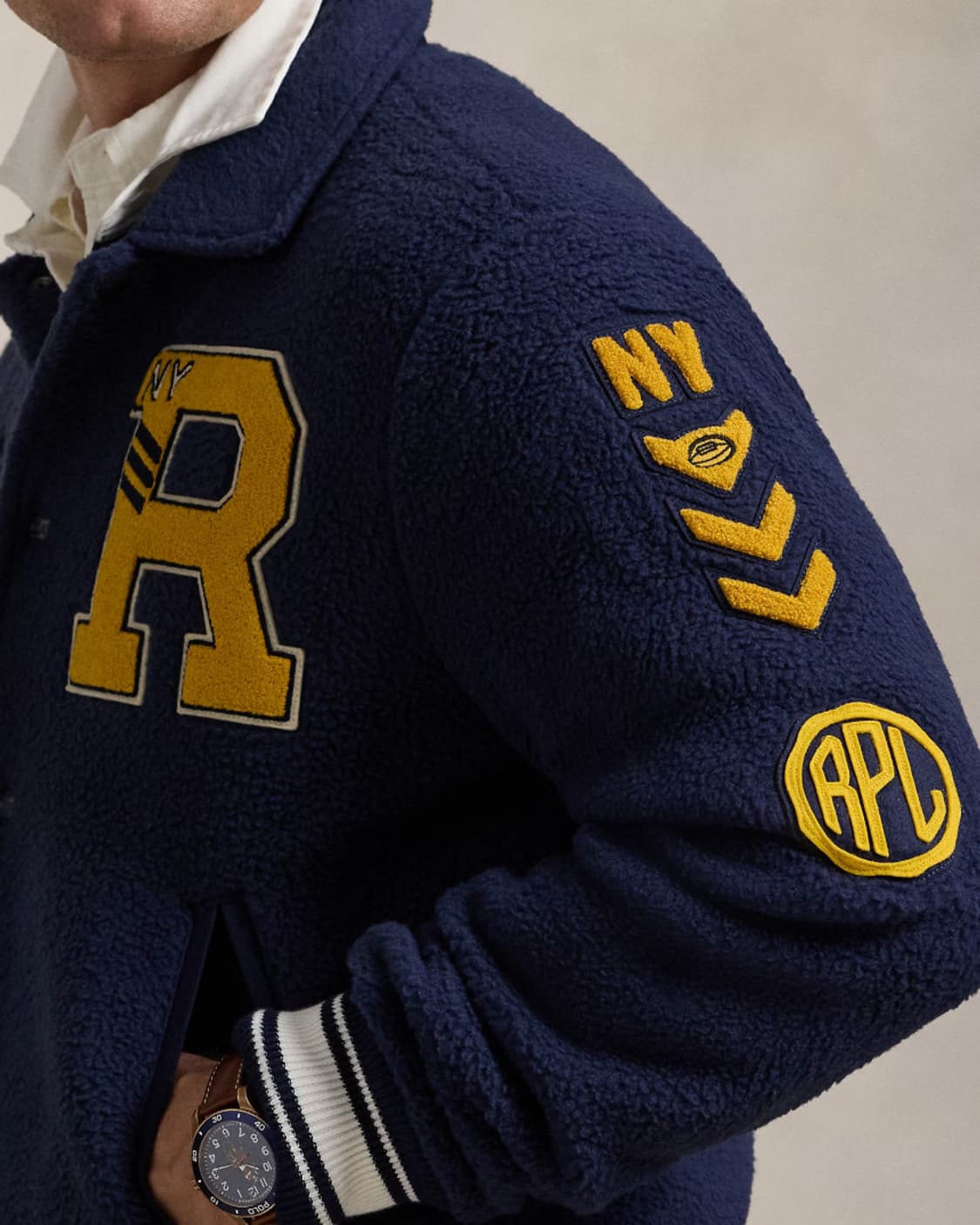 폴로 바시티 풋볼 플리스 자켓 M(100) 상품이미지7