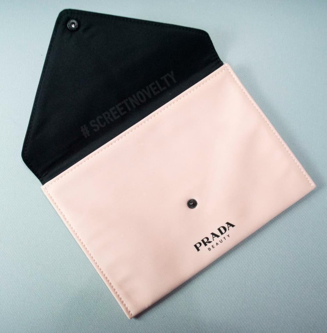  프라다뷰티 클러치 핸드 파우치 핑크&블랙 상품이미지4