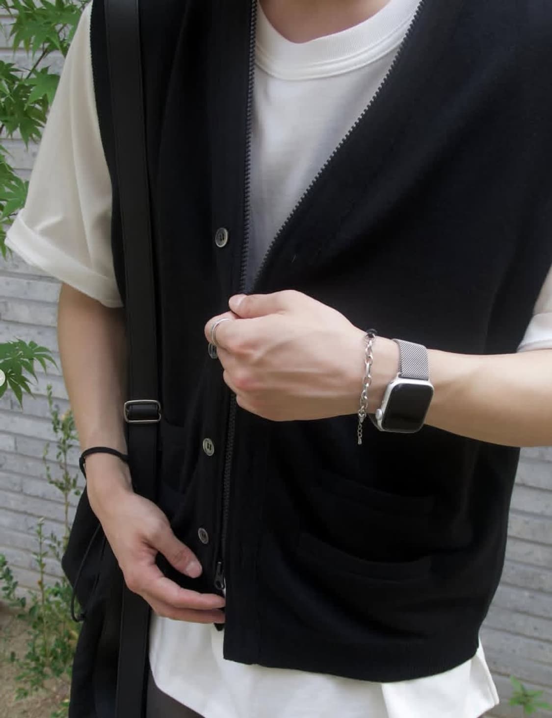 3) 해칭룸 full zip knit vest 상품이미지5