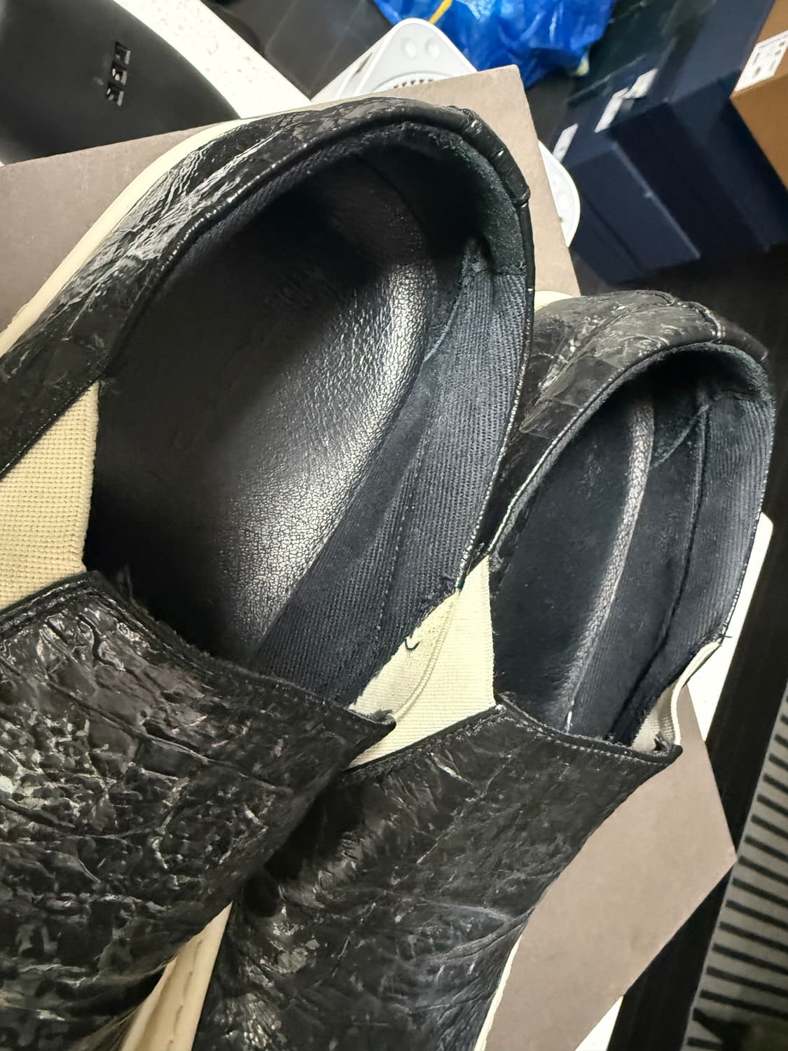 릭오웬스 다크쉐도우 라몬즈 로우 슬립온(에나멜) 상품이미지8