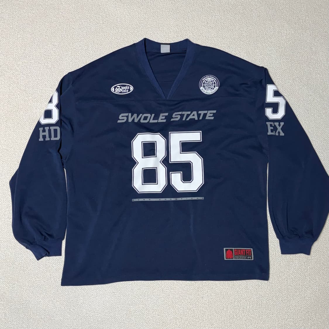 HDEX 3XL 자이언트핏 럭비 져지 네이비 상품이미지1