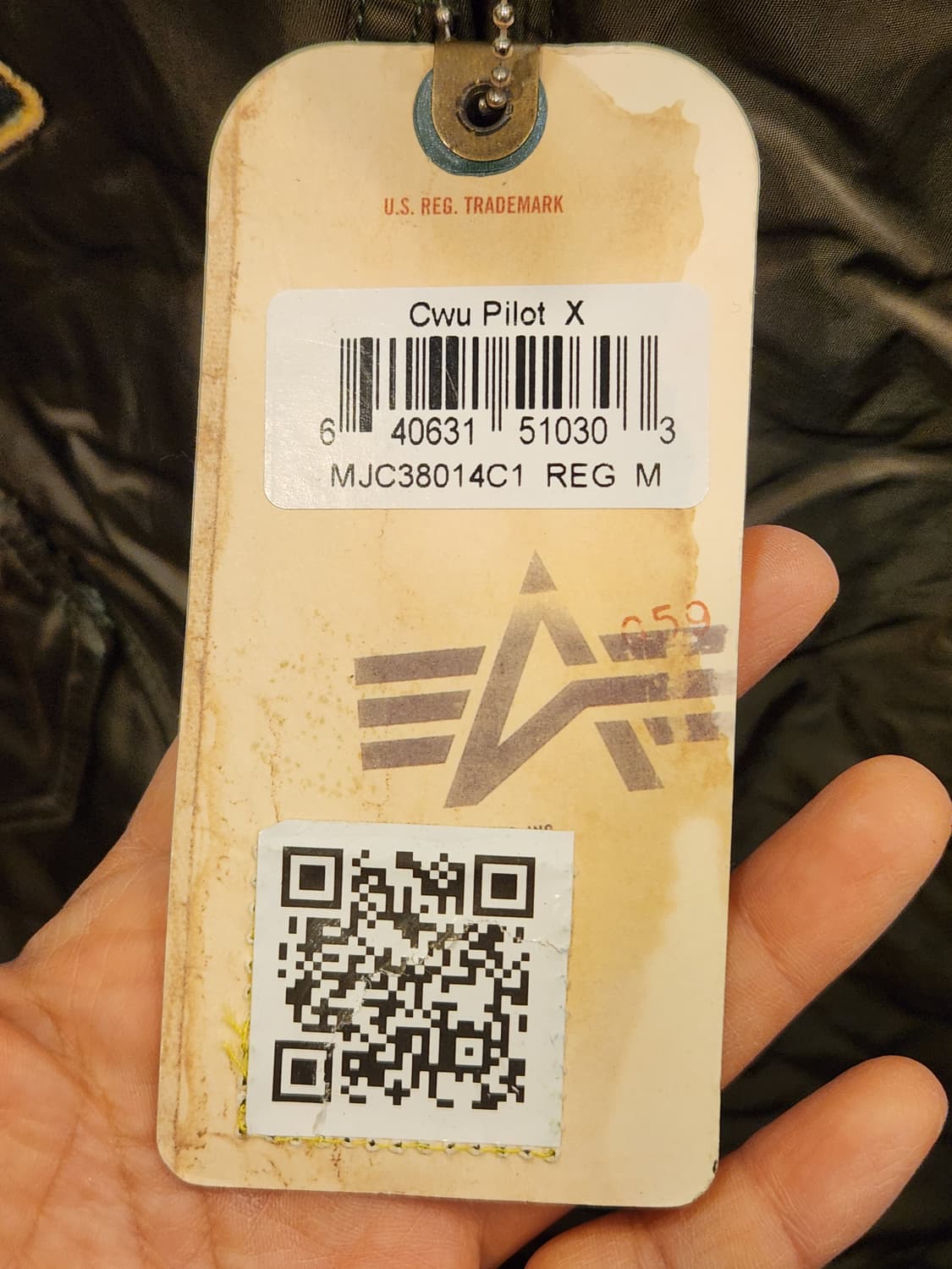 알파인더스트리 MA-1 와펜 항공점퍼 새제품  상품이미지3