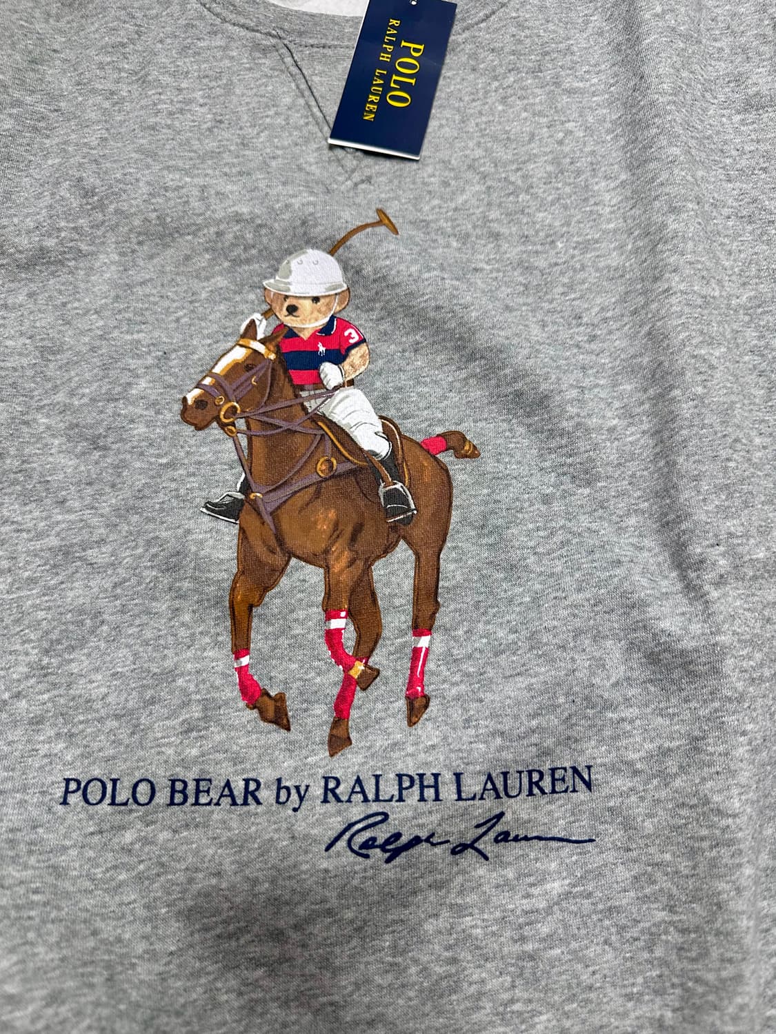 폴로 베어 맨투맨(기모) 상품이미지1