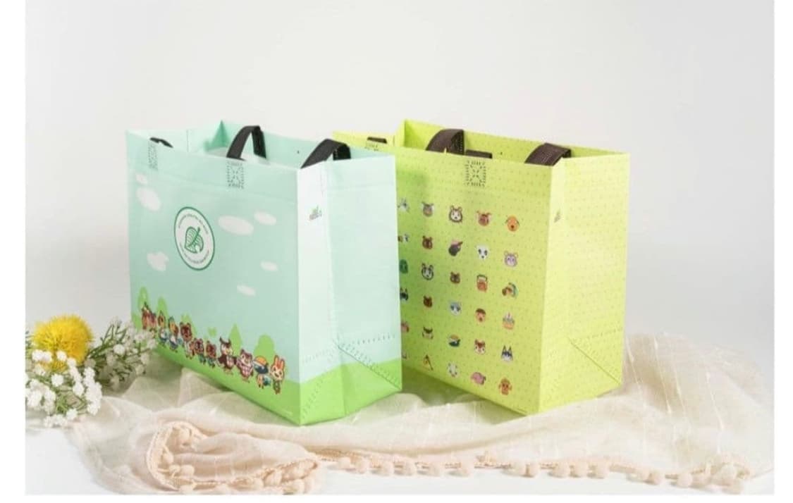 (신상굿즈) 동물의숲 손가방 패밀리마트 부직포 상품이미지3