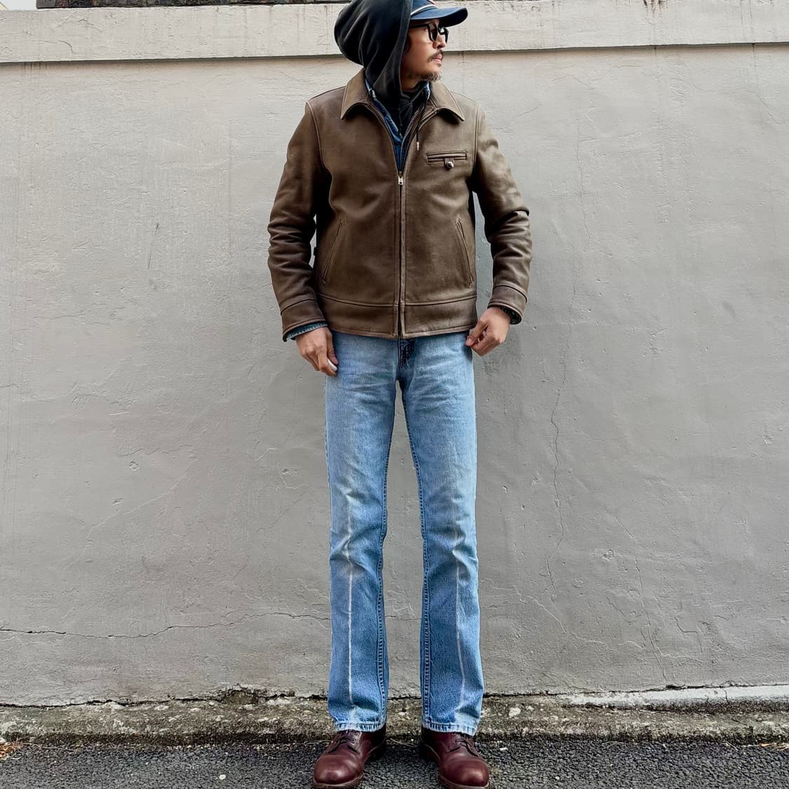 모터사이클 소가죽 자켓 상품이미지9