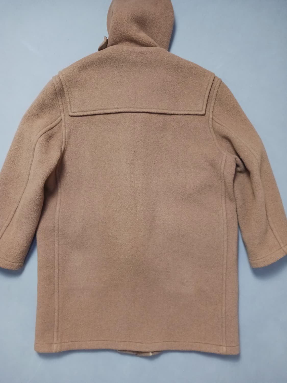 [L] 버버리 런던 떡볶이 브라운 후드 울 코트 상품이미지8