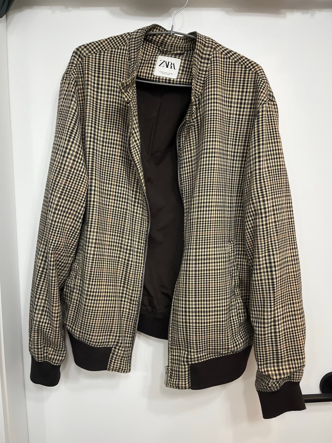 (XL) 자라 체크 블루종 상품이미지2