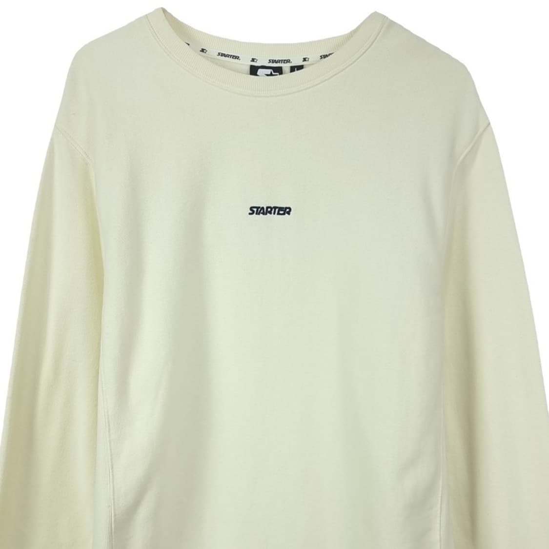 [스타터] 빅로고 프린팅 맨투맨 아이보리 M18735 상품이미지4