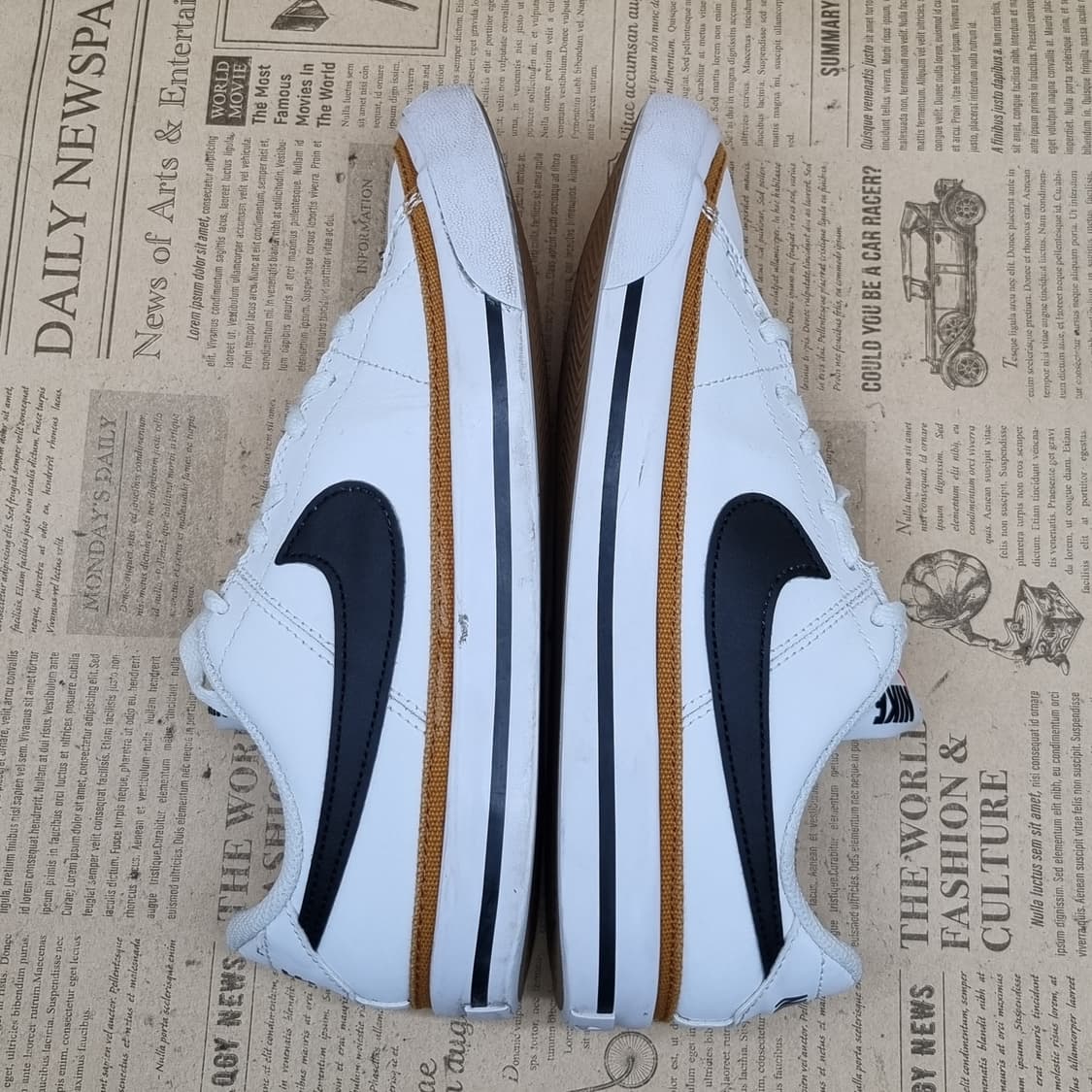 나이키 코트레거쉬 레더 스니커즈235 상품이미지5