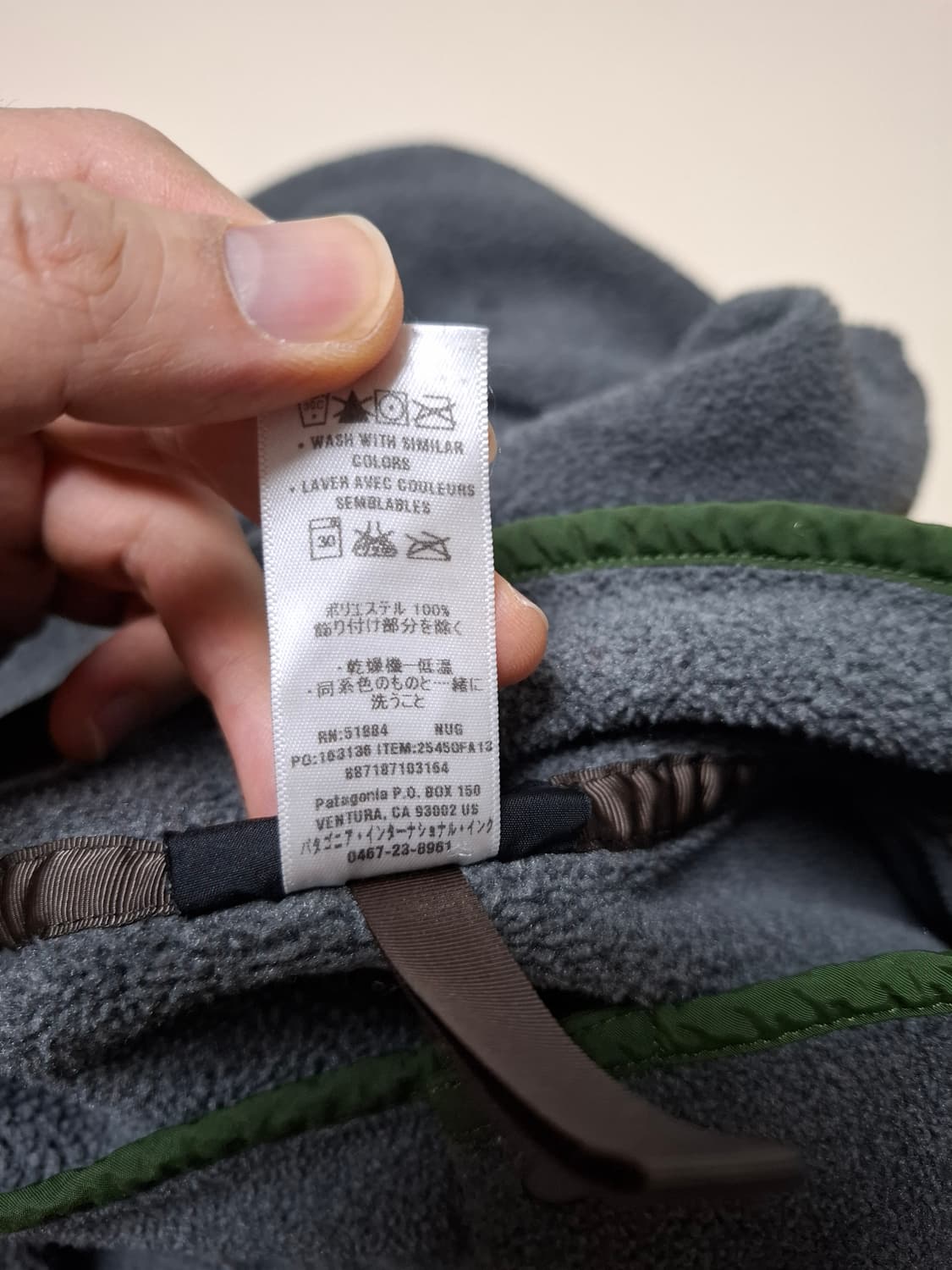 XL 파타고니아 신칠라 풀오버 플리스 그레이 상품이미지6