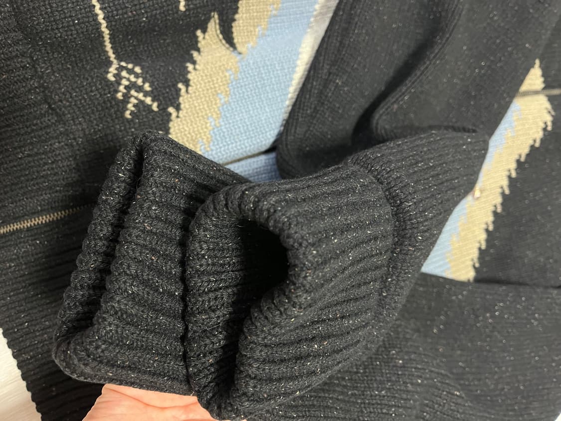 올젠 빈티지 니트점퍼 105-110 상품이미지4