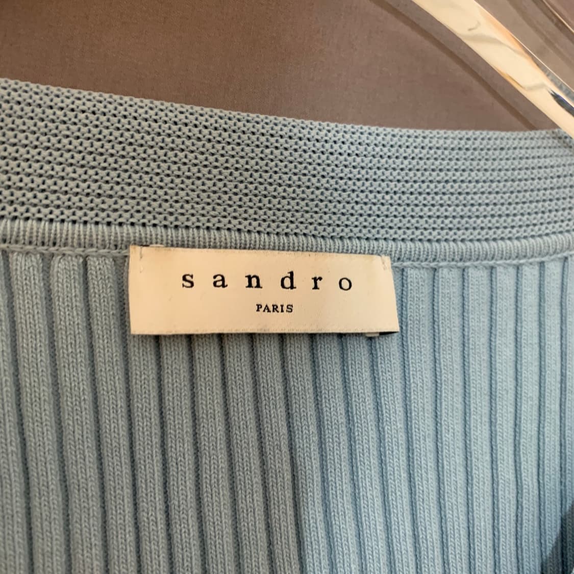 1 SANDRO 산드로 스트랩 테슬 골지 니트 상품이미지6