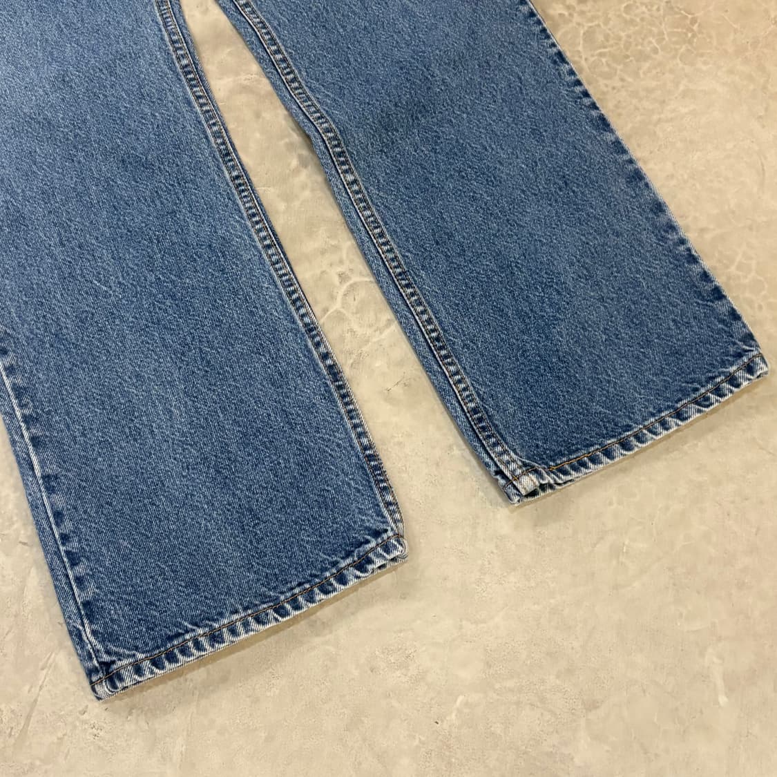 [38/32] 90s USA🇺🇸 리바이스 517 오렌지탭 중청 데님 상품이미지2