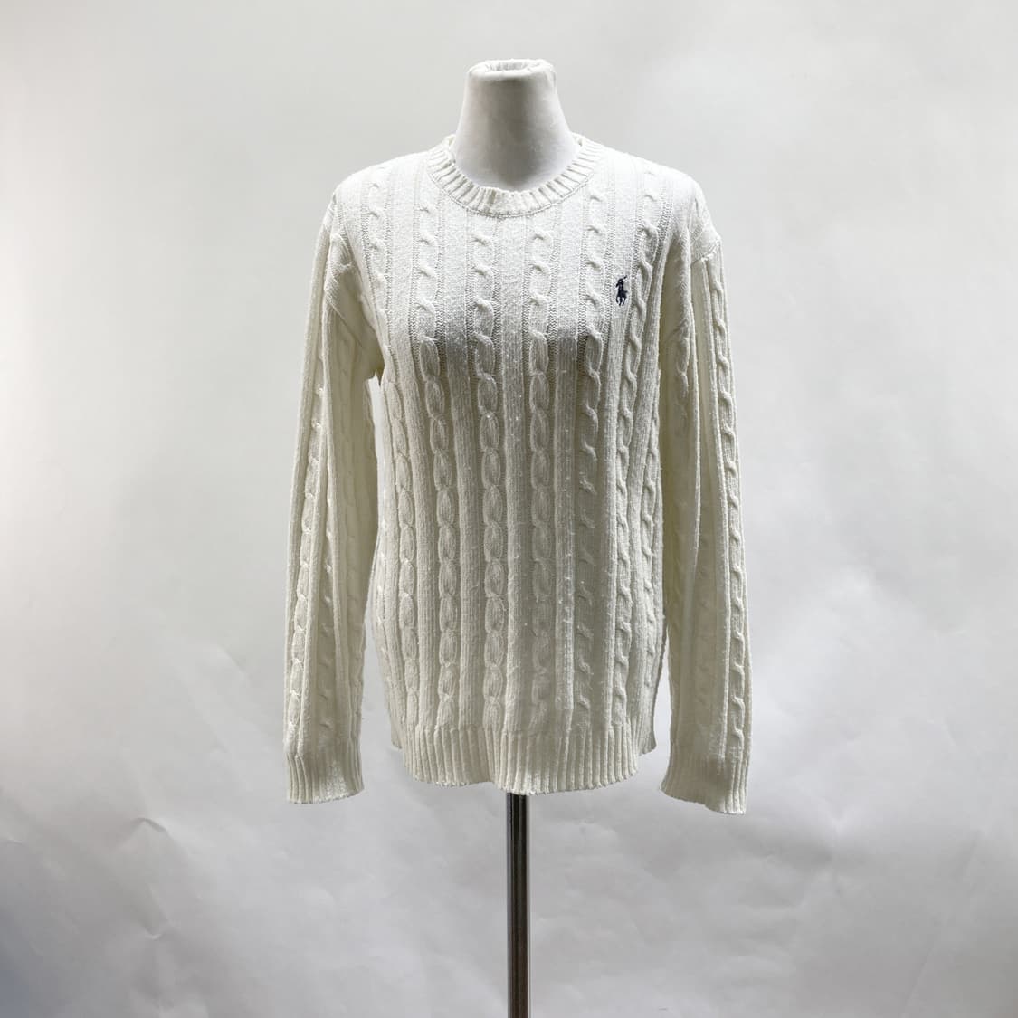 폴로랄프로렌 여성꽈배기니트 아이보리 S 상품이미지1