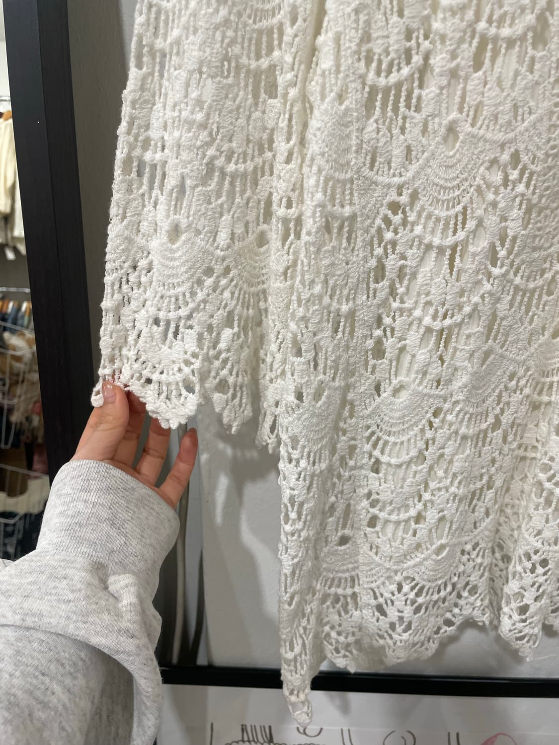 lace sleeveless + crochet top 상품이미지9