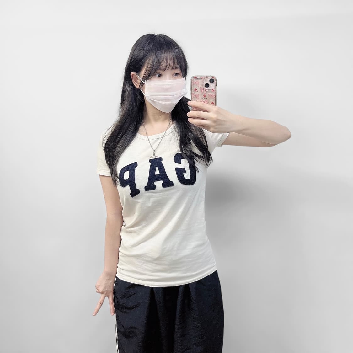 갭 GAP 스펠 로고 반팔 티셔츠 상품이미지1