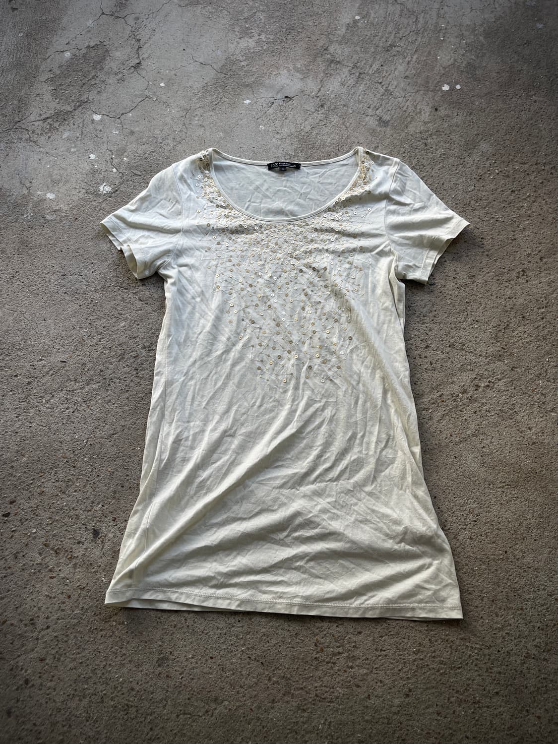 (Japanese vintage)slim u neck t 상품이미지1