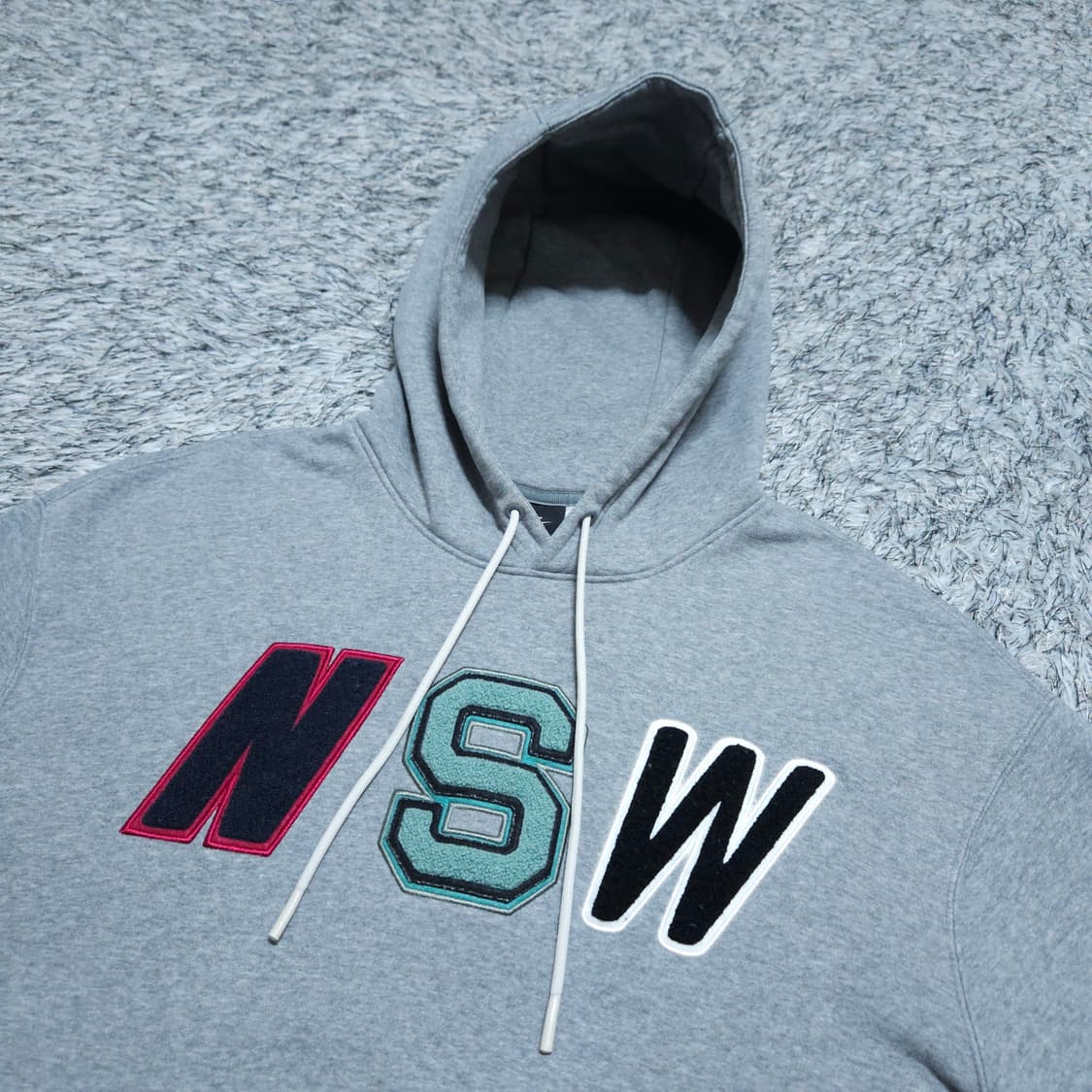 나이키) L 남자 오버핏 기모 후드티셔츠 / 왕눈이샵 상품이미지4