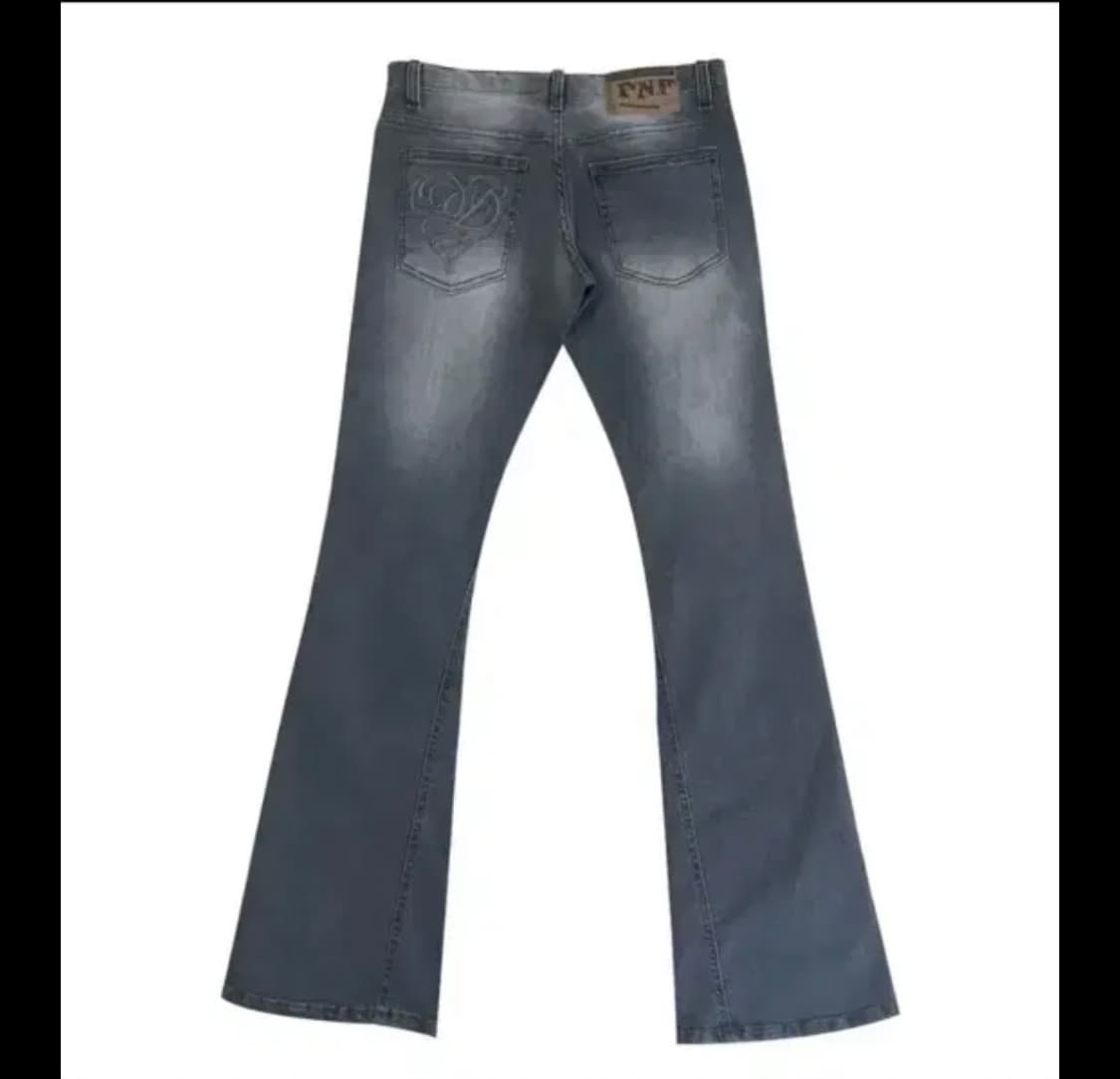 플리즈노팔로우 워싱 데미지 부츠컷 팬츠 상품이미지2