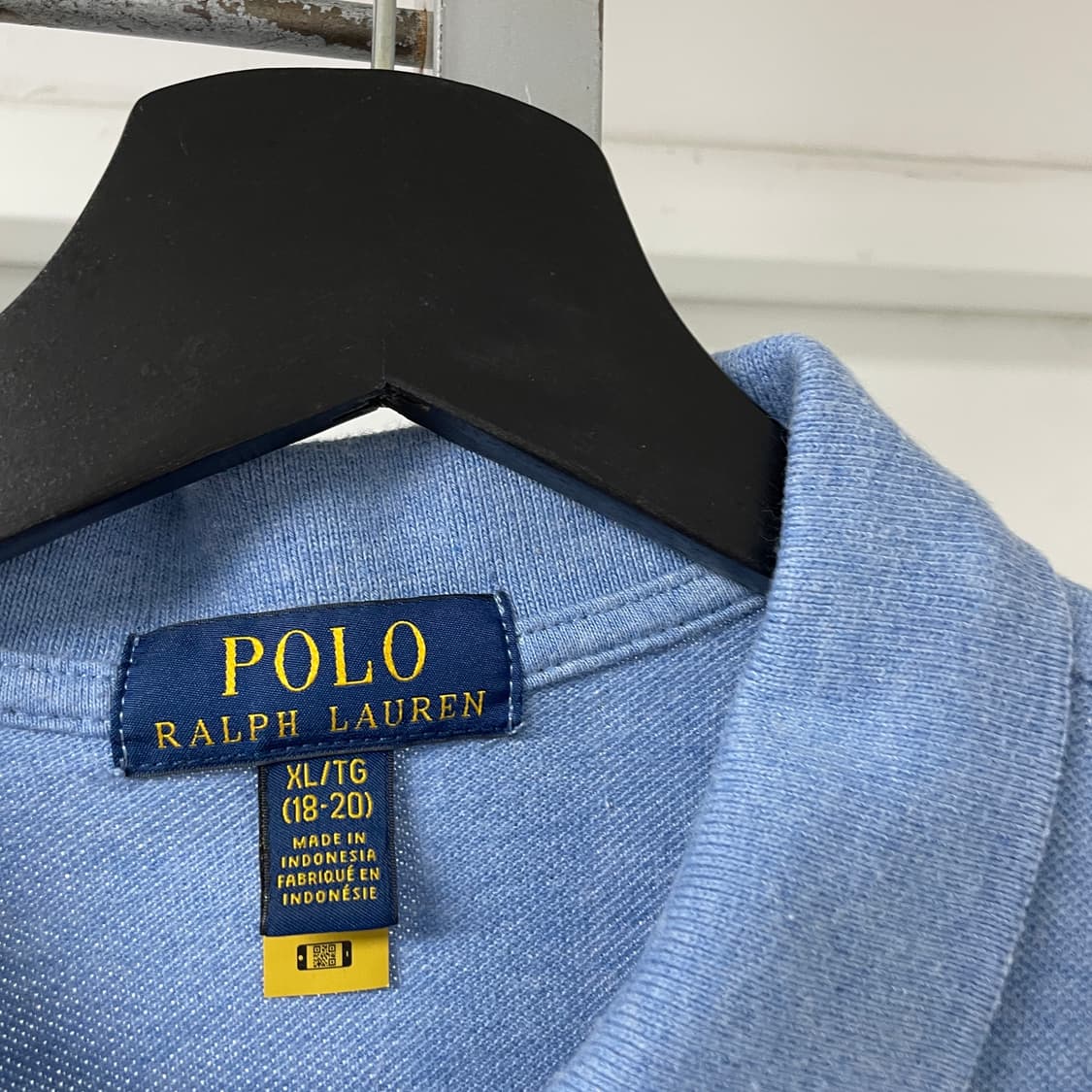 폴로 QR PK 반팔 카라티 스카이블루 XL18-20(W) 상품이미지4