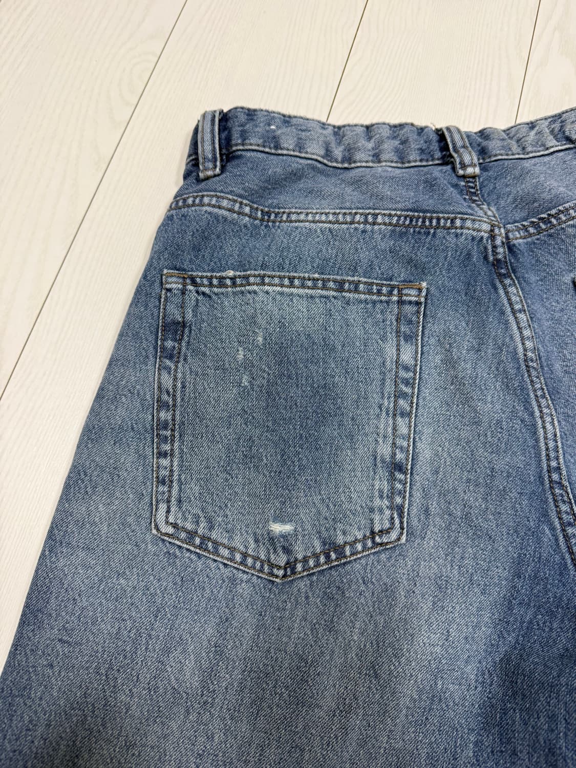 자라 루즈핏 와이드 데님팬츠 상품이미지8