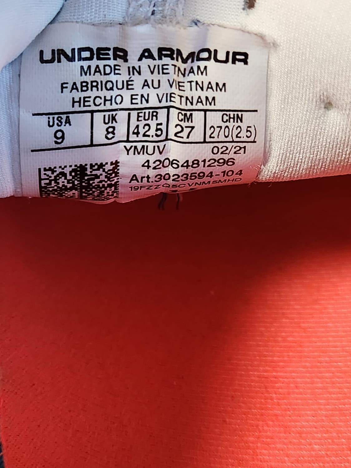 언더아머 운동화 HOVR 메가 MVMNT 신발_T 3023594-104  상품이미지7