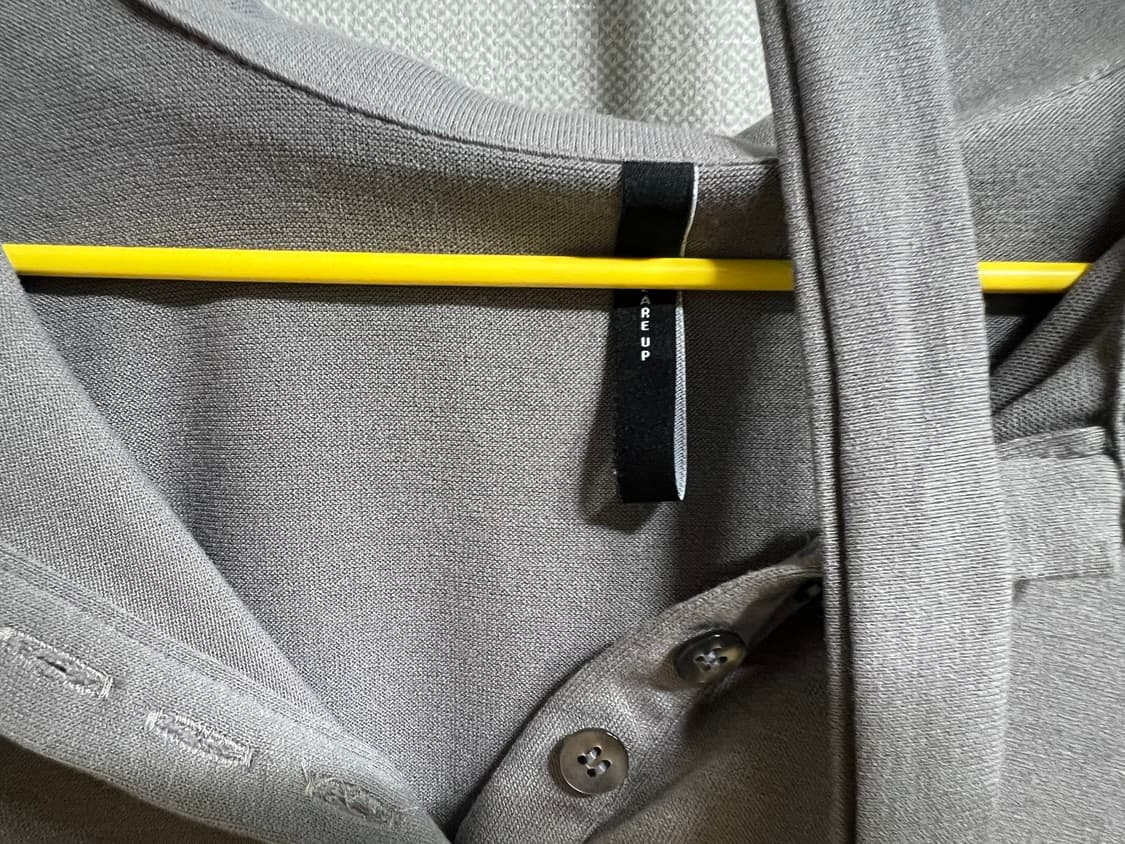 플레어업 드레이프 셔츠 그레이 상품이미지6