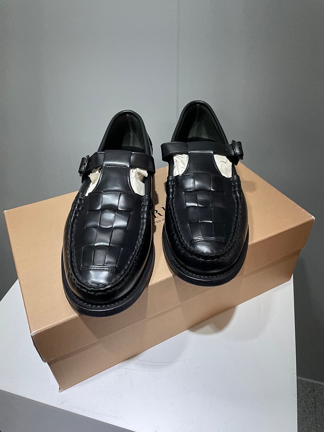 (정품/새상품) 헤레우 남성 블랙 솔레르 티바 로퍼 상품이미지3