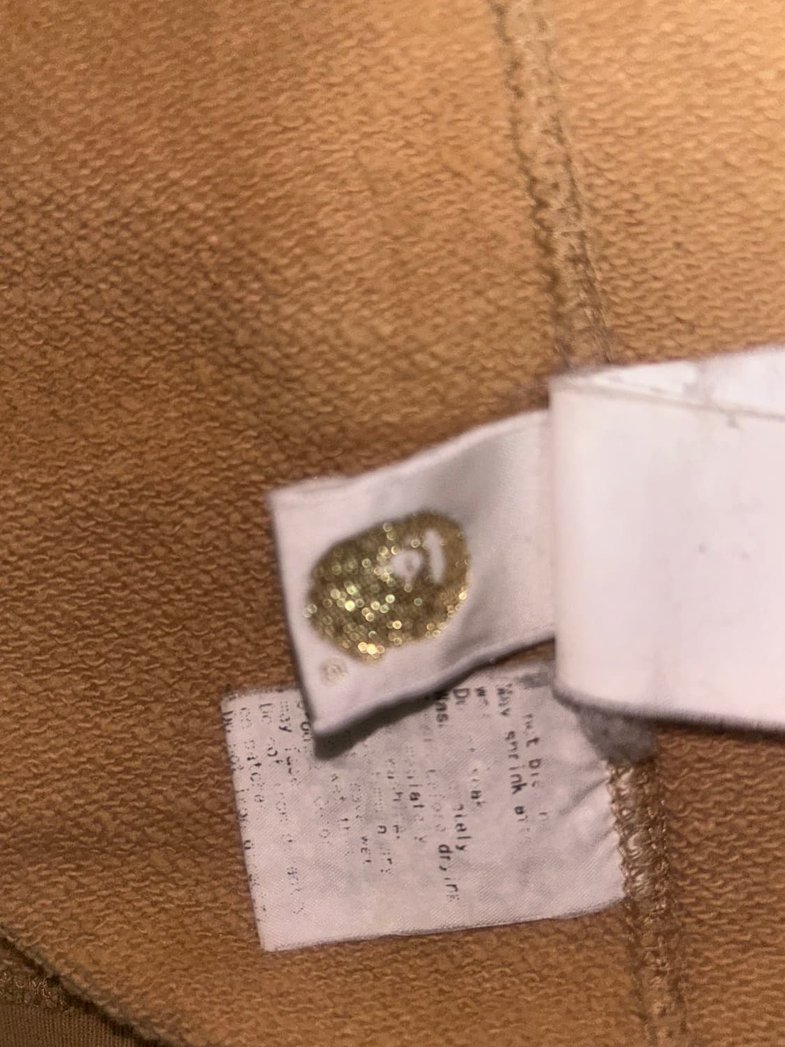 베이프OG 브라운카모 타이거후드 L 상품이미지5