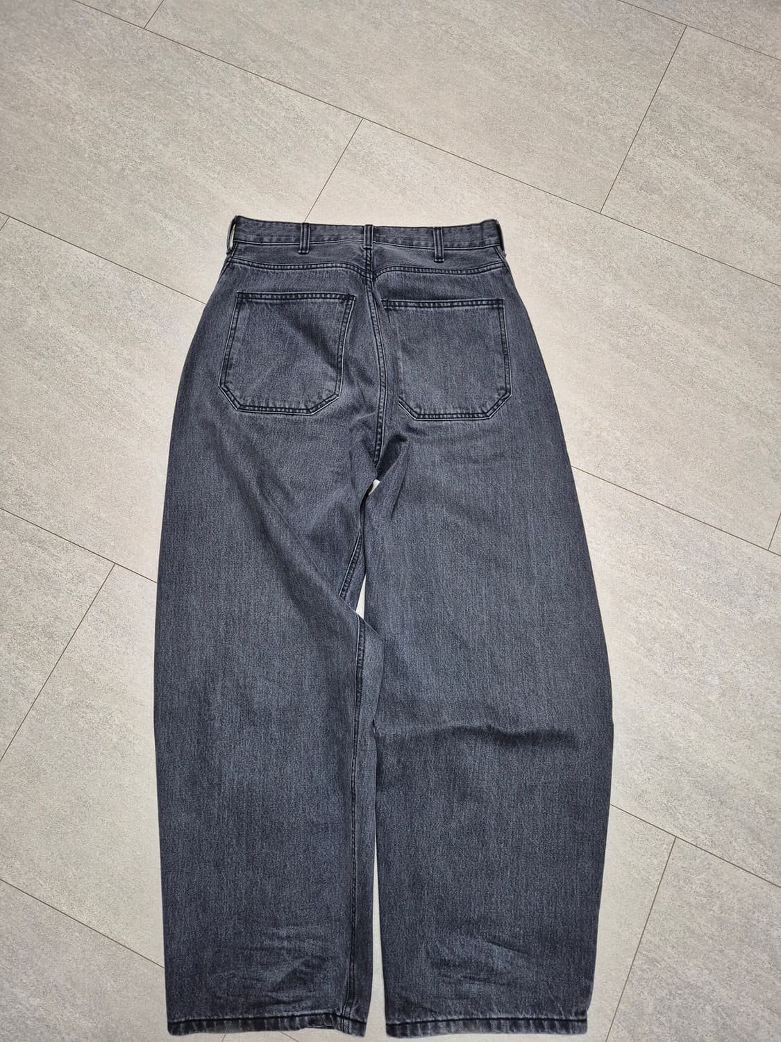 Curve jeans washed black 3 상품이미지3