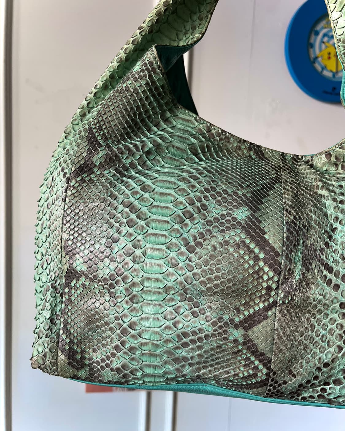 Real Python Skin Leather Shoulder Bag 상품이미지5