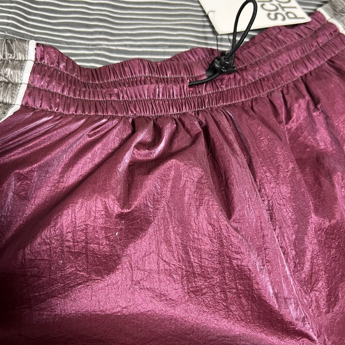 스컬프터 모터 트랙 팬츠 딥레드/차콜 XL 상품이미지5