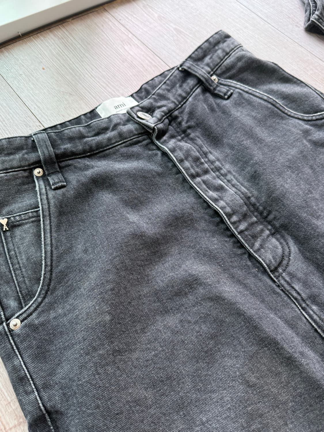 [28] ami baggy fit jeans black 상품이미지1