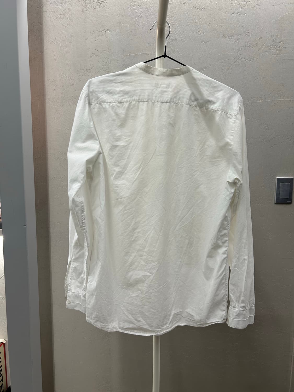 코스(COS)화이트 헨리넥 셔츠 m 상품이미지4