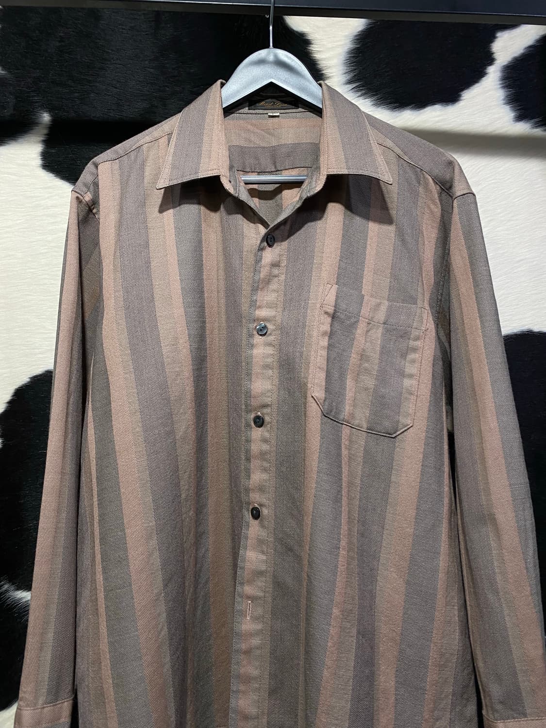 Mind luck 스트라이프 오버핏 셔츠 상품이미지3