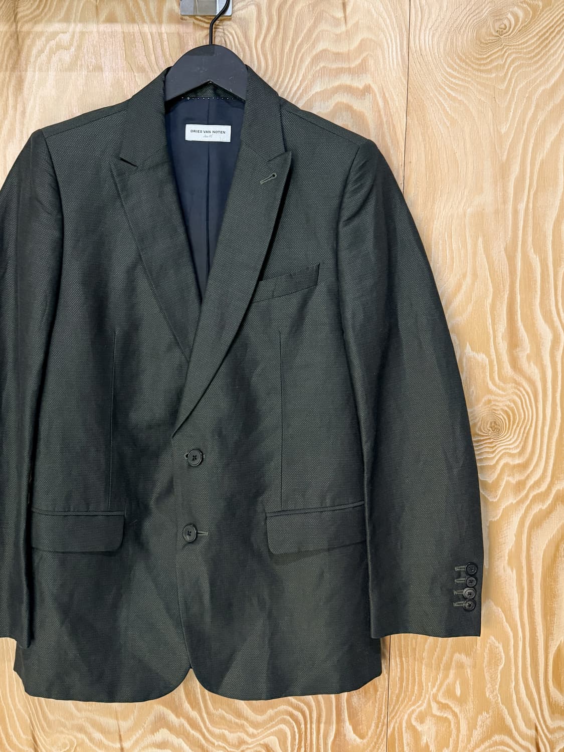 드리스반노튼 투버튼 리넨 블레이저 자켓 상품이미지2