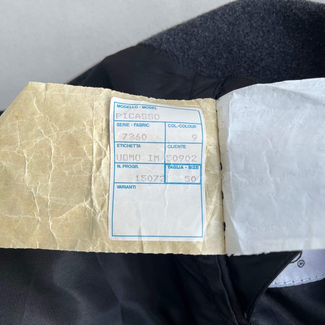 00s Uomo Imperfetto 울 미니멀 자켓 상품이미지8