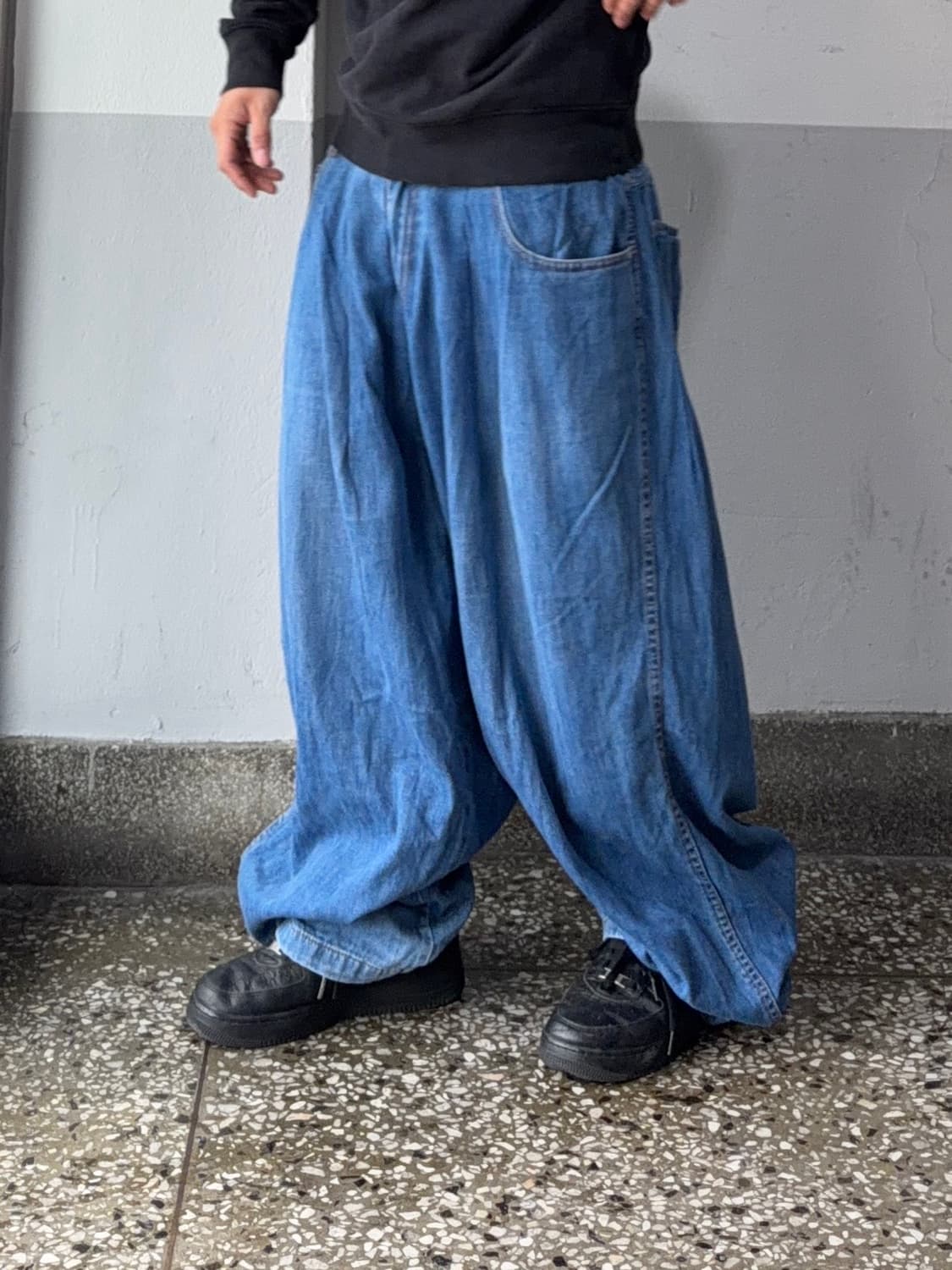 빈티지 자수 힙합팬츠 상품이미지3