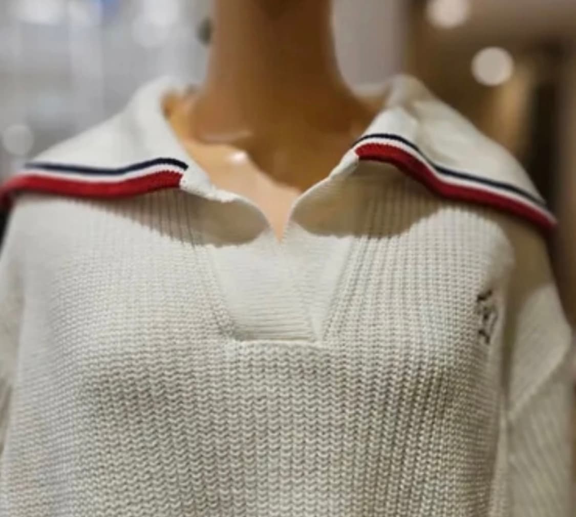 에고이스트 세일러 배색풀오버니트 상품이미지1