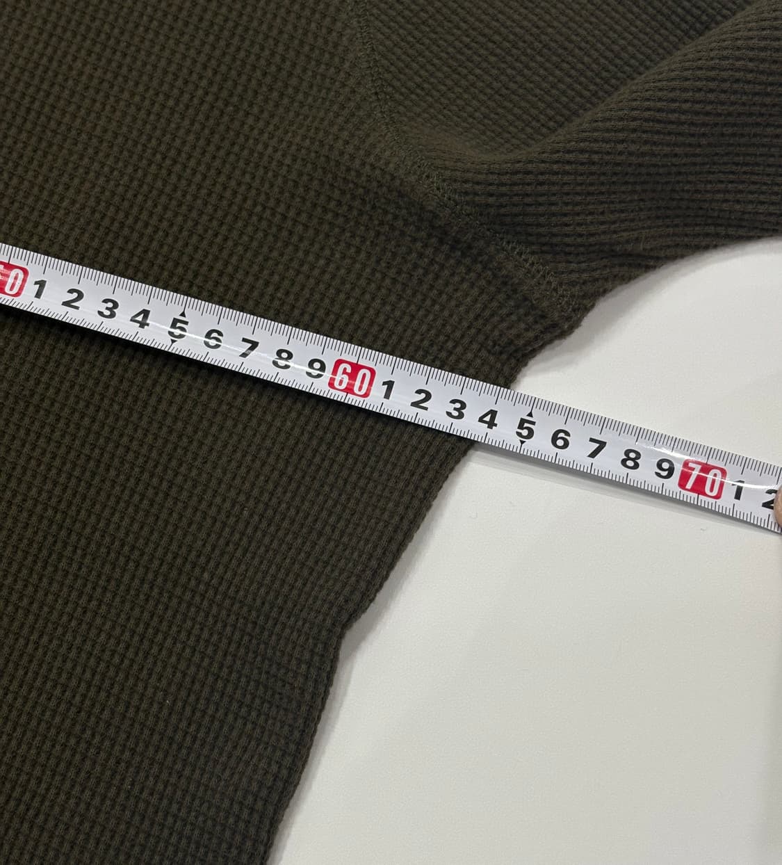 Polo 폴로랄프로렌 카키 와플 긴팔티 상품이미지6