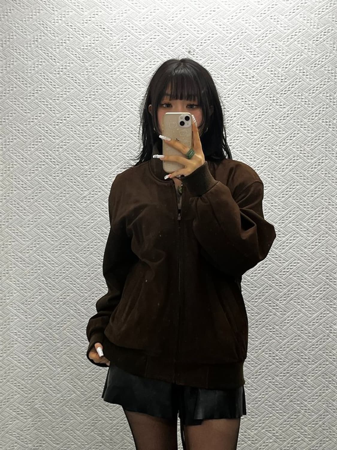 라코스테 빈티지 컨트리 시크 딥브라운 양가죽 자켓 100 C10850 상품이미지2