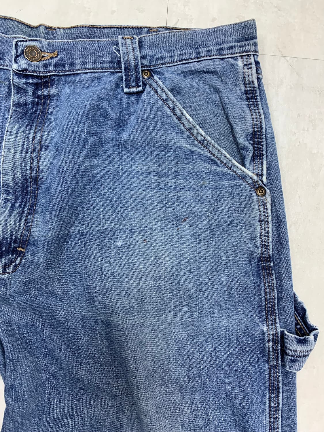 랭글러 연청 디스트로이드 더티워싱 카펜터 팬츠#730 상품이미지4