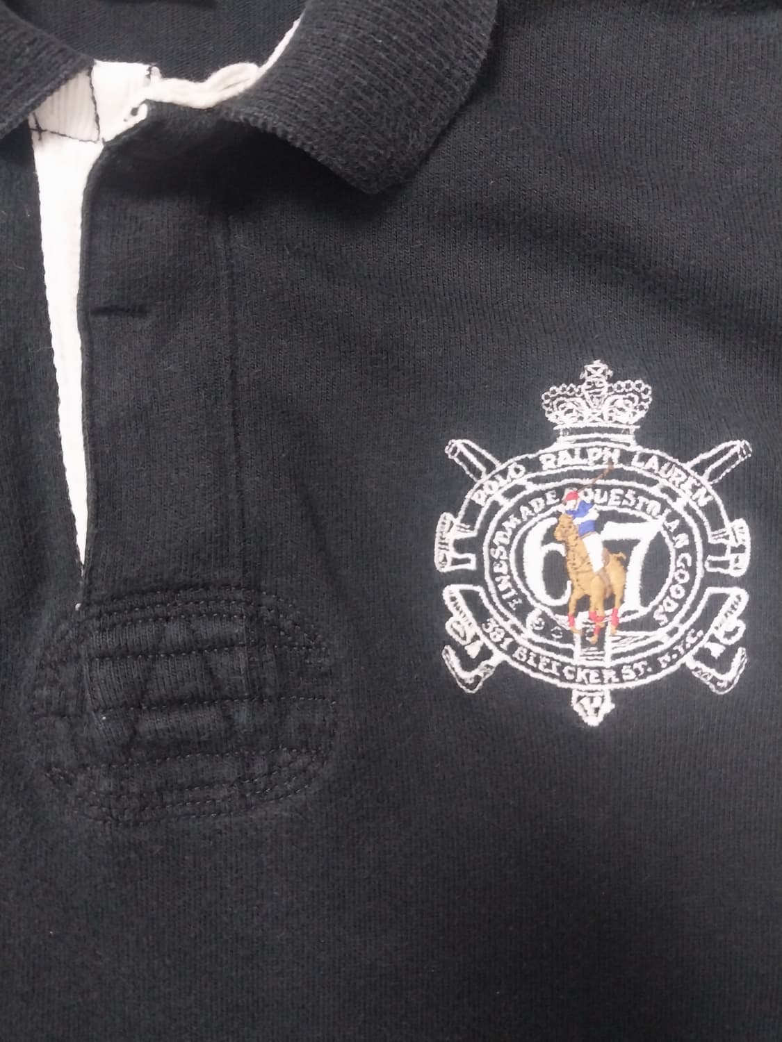 [XL] 폴로 랄프로렌 블랙 럭비 긴팔 티셔츠 상품이미지3