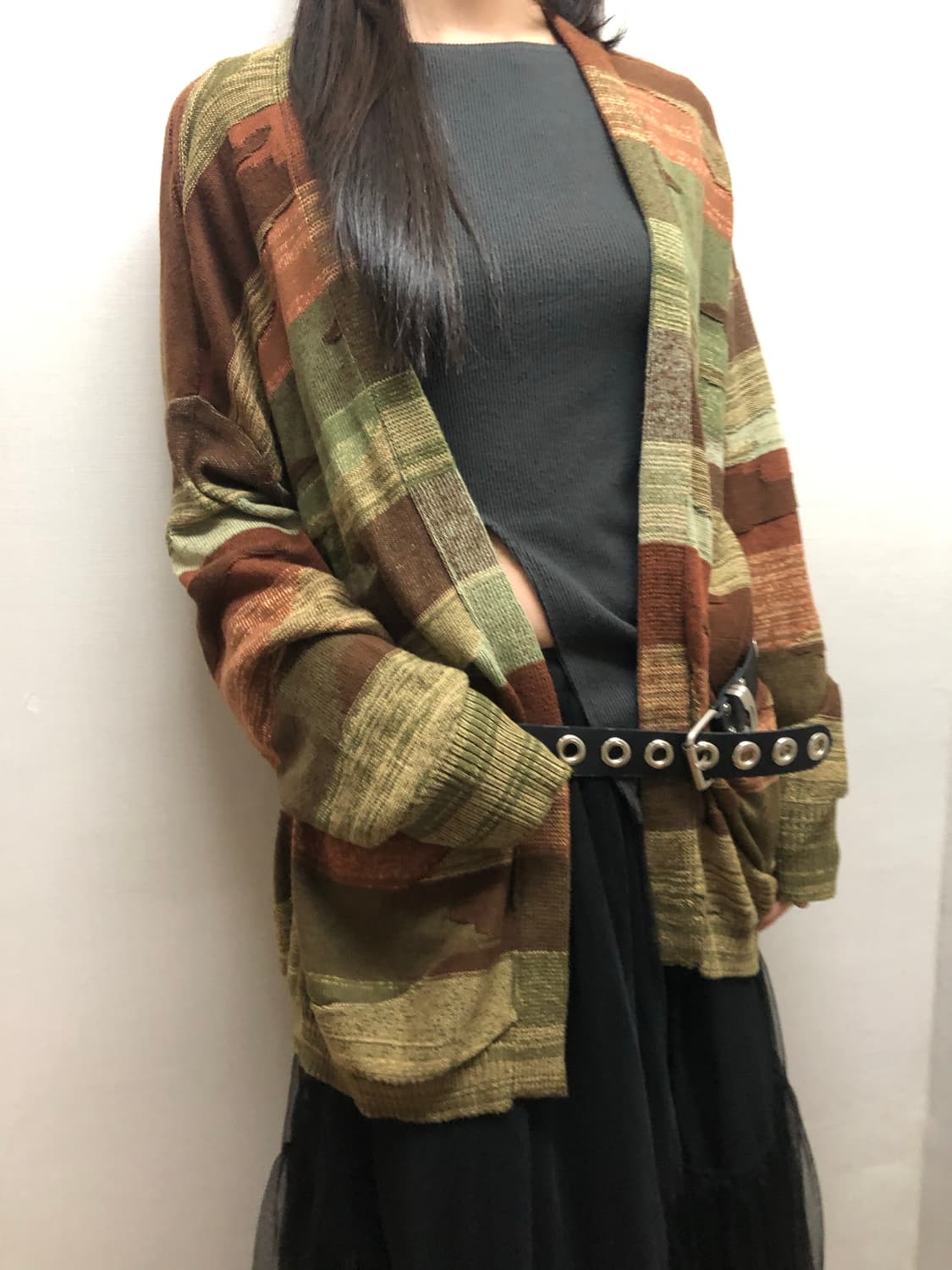 빈티지 히피 롱 가디건 상품이미지7