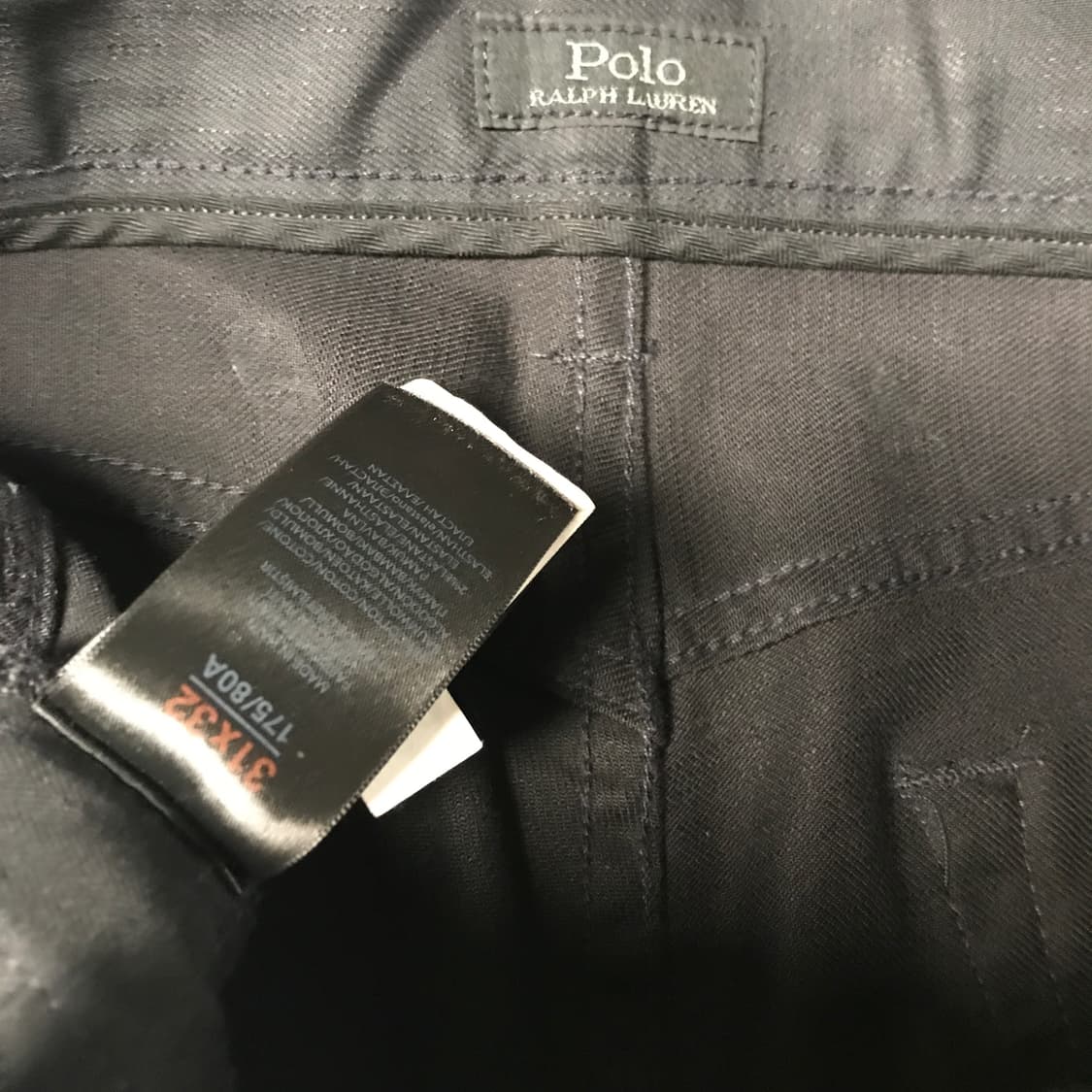 폴로 랄프로렌 코튼 팬츠 블랙 31/32 상품이미지7